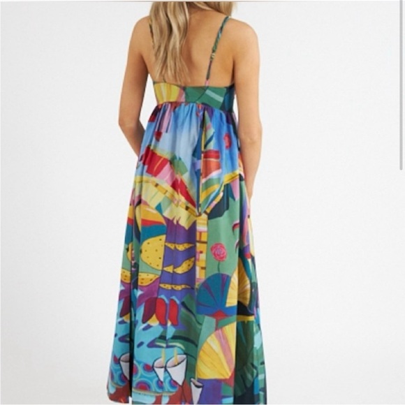 FARM Rio Colorful Tropical Maxi Dress - Picture 3 of 12